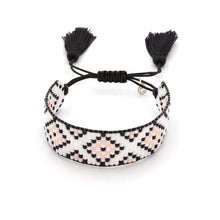 Cargar imagen en el visor de la galería, Pulsera Patterns (Miyuki-Negro)
