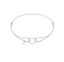 Cargar imagen en el visor de la galería, Pulsera Corazón (Plata 925)
