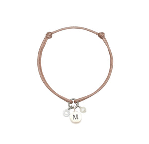 Pulsera Inicial Charm (Plata 925)