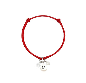 Pulsera Inicial Charm (Plata 925)