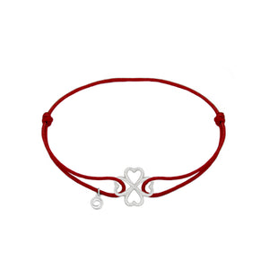 Trébol Pulsera (Plata 925)